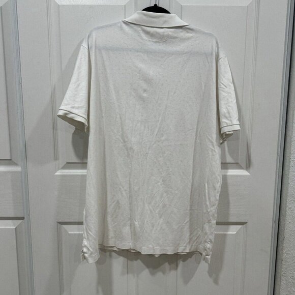 Polo Ralph Lauren Polo Shirt Classic Fit Design Mens 2XL Whit - Picture 4 of 6